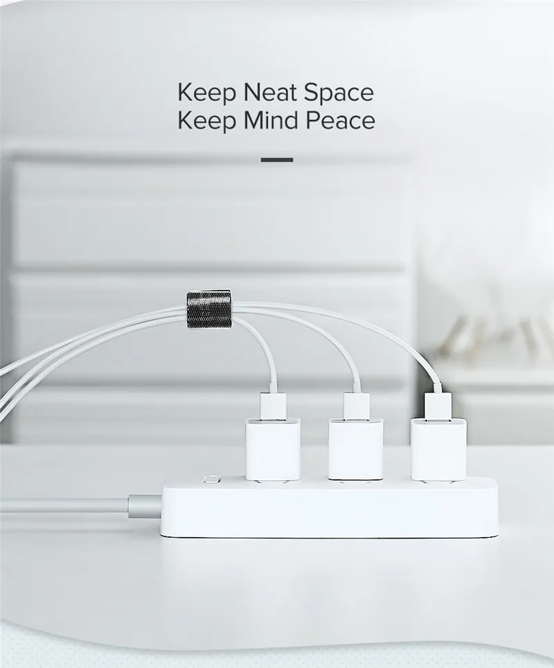 Siancs держатель для наушников кабельные стяжки шнур мышки протектор HDMI кабель управления Органайзер провода зажим для намотки для iPhone samsung