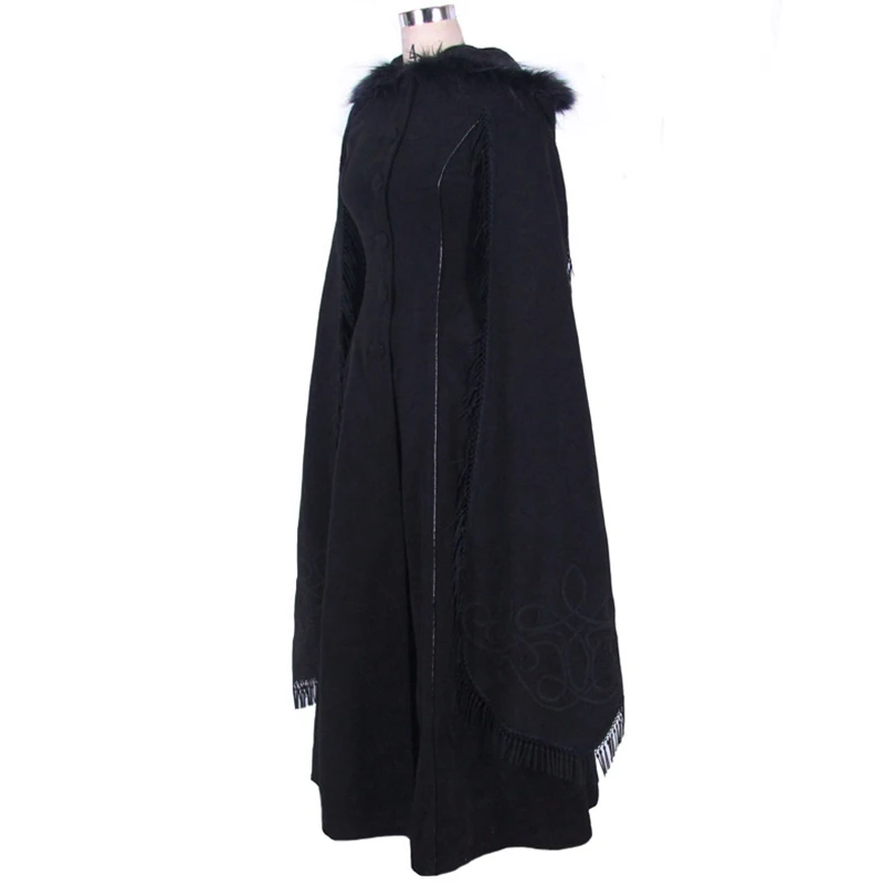 Devil Fashion Women's Angel Sleeve Tasseled Goth Long Coat CT02401/CT02402