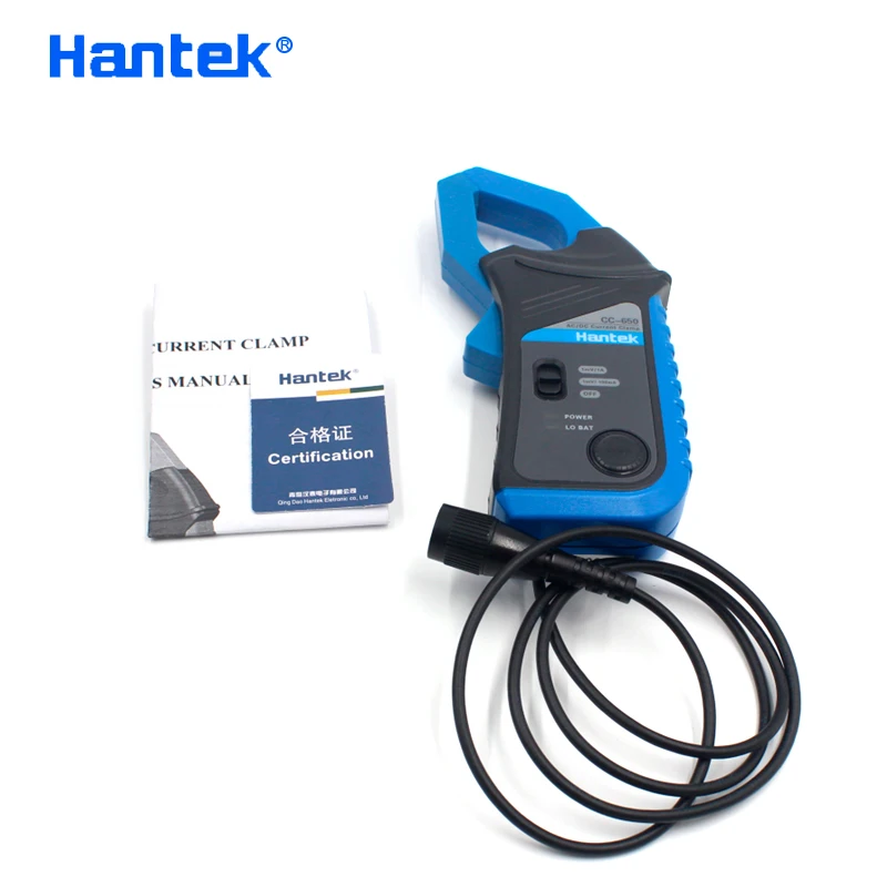 Hantek официальный CC 650 мультиметр AC/DC токовые клещи Электрический тестер