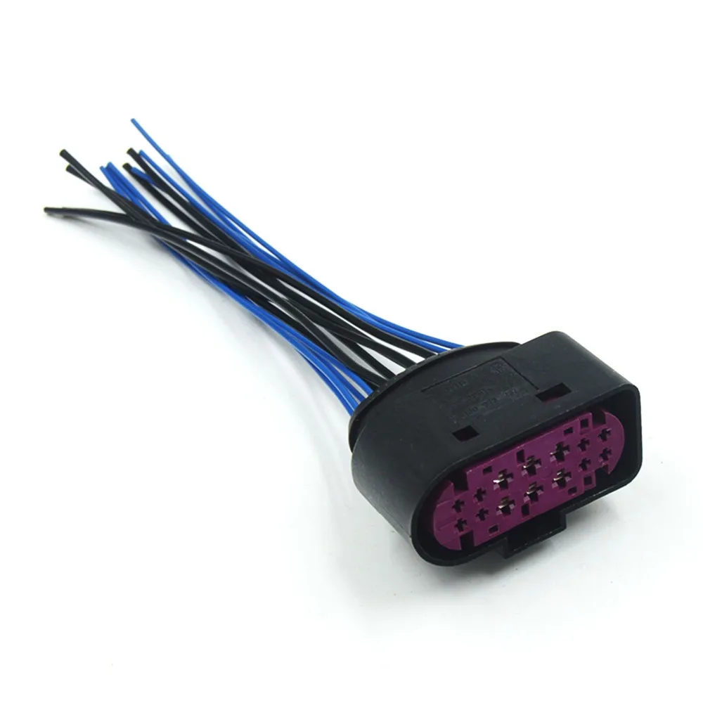 

Headlight Xenon Lamp Plug Connector with Pigtail Wire 1J0973737 For VW Golf MK6 CC Eos Fox Gol Jetta Lupo Passat B5 B6 Phaeton