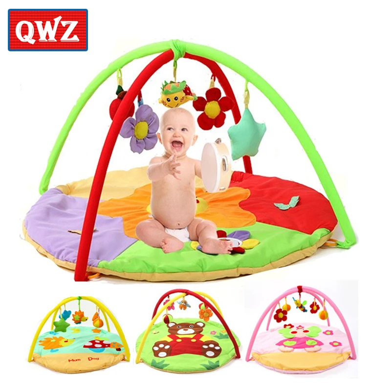 

QWZ Cartoon Soft Baby Play Mat Kids Rug Floor Mat Baby Crawling Mat Baby Activity Mat For Children Educational Toy