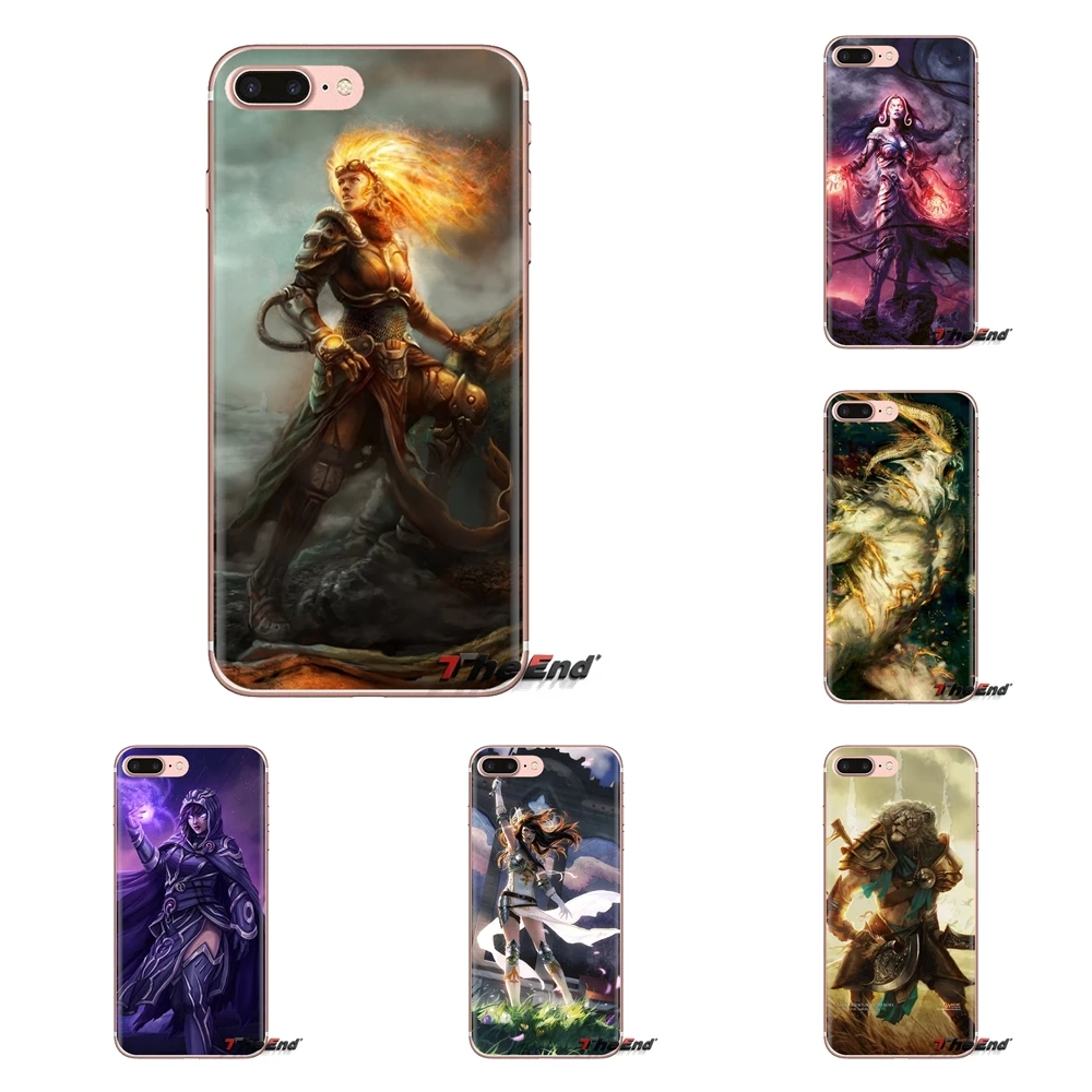 wall paper MAGIC THE GATHERING Transparent TPU Case Covers For iPod Touch Apple iPhone 4 4S 5 5S SE 5C 6 6S 7 8 X XR XS Plus MAX |