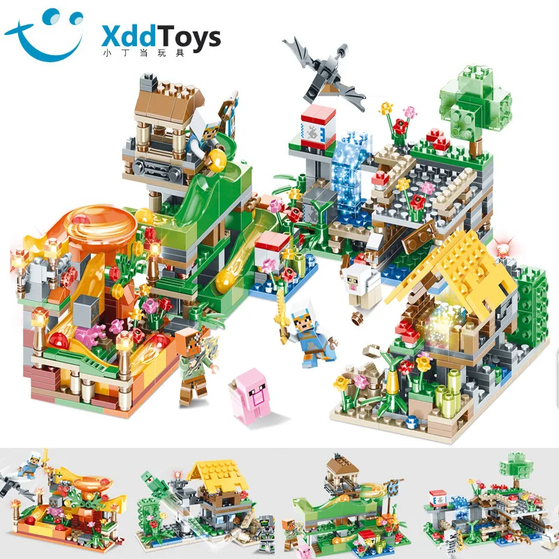 

Compatible Small Particle Track Building Blocks with Rolling Ball Lighting Slide Rolling Ball 5-7-10 Year Old Boys Piecing Toys