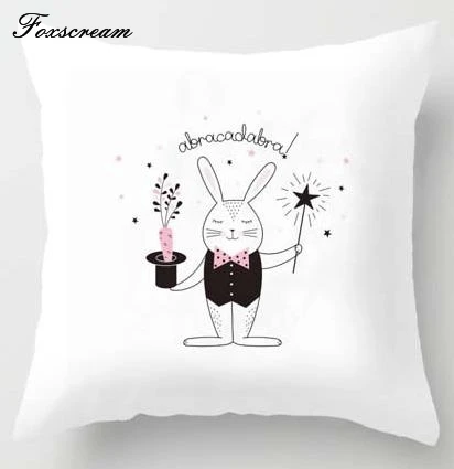 Главная Nordic Стиль Дети украшения розовые подушки Kawaii мультфильм животных Олень