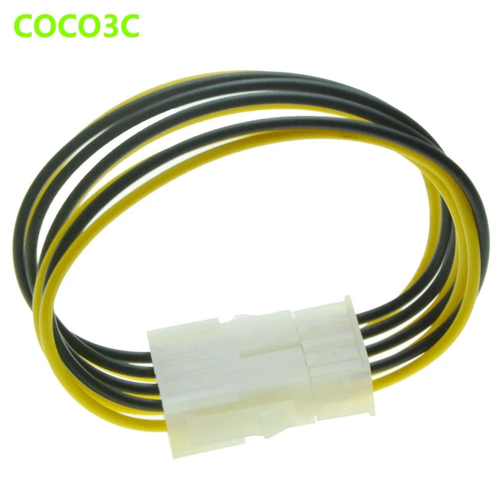 

8Pin PCI express Power supply Extension Cord Cable Desktop 4PINx2 Male to Female Connector Cable 18AWG for PCI-e Video Card