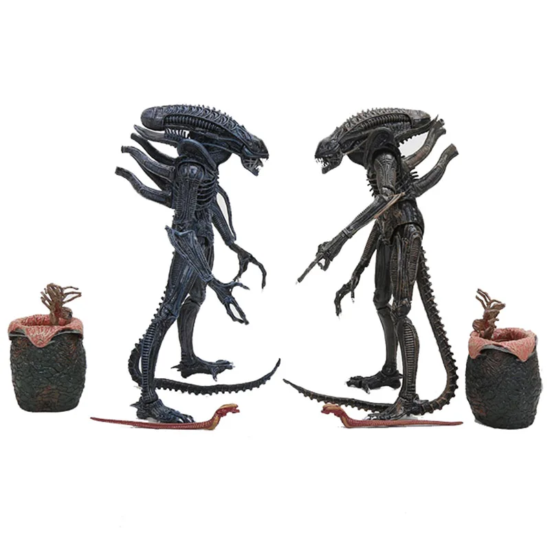 Aliens Xenomorph 2 шт./компл. ПВХ экшн фигурки|Игровые фигурки и трансформеры| |