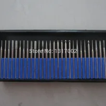 30 Алмазная гравировка полировка шлифование набор боров, 1/8 дюймов хвостовик Средний шлифовальный станок, ювелирные изделия вращающиеся биты DREMEL