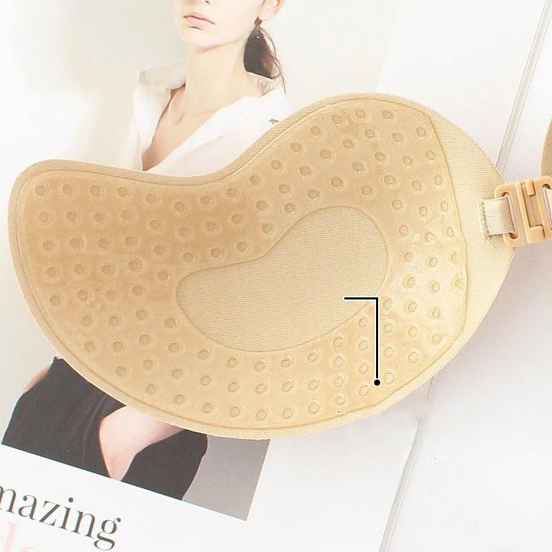 

Sexy chest stickers wedding gathered breathable mango cups show no steel ring beauty back bra underwear silicone chest