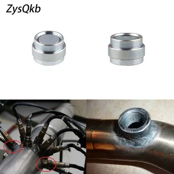 

Iron M18X1.5 O2 Oxygen Sensor Stepped Mounting Bung Plugs Oxygen Sensor Fittings Weld Bung