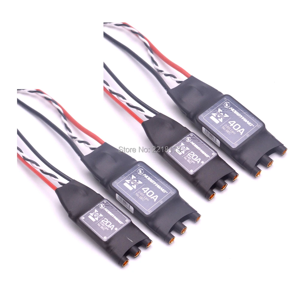 

Hobbywing XRotor 20A ESC 3-4S / 40A 2-6S Speed controller OPTO NO BEC Brushless ESC for FPV Drone Quadcopter