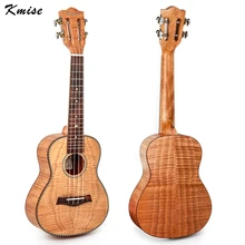 Kmise Concert Ukulele Solid Tiger Flame Okoume Classical Guitar Head 23 inch Ukelele Ukelele 4 String Hawaii Guitar