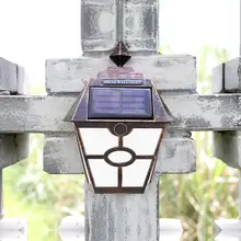 1pcs/2pcs LED Solar Power Light Control Wall Light Outdoor Waterproof Energy Saving Street Yard Path Home Garden Security Lamp