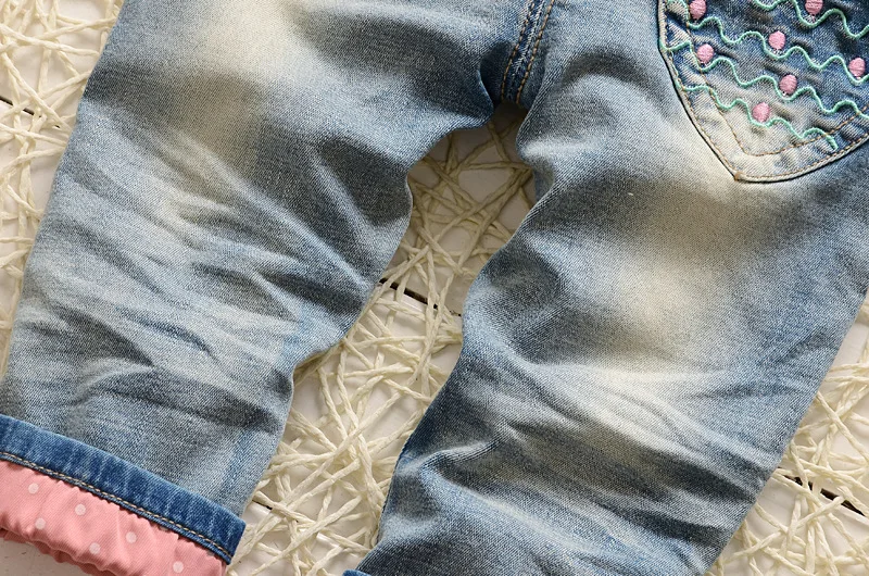 Классические весенне-осенние мягкие джинсы для девочек модные брюки детские джинсы мягкие джинсовые штаны для младенцев