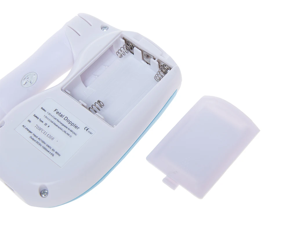 2.5 MHz Ultrasound Handheld Prenatal Monitor Baby Fetal Heart Rate Detector+ Recharge Battery