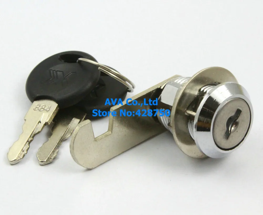 5 Showcase Desk Drawer Tool Box Cylinder Cam Lock with Keys