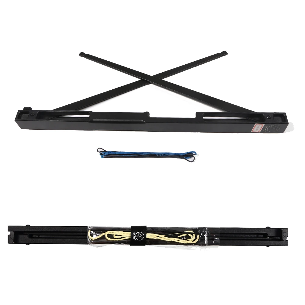 

40 50 60lbs Black Folding Bows Archery Hunting Shooting Straight Bow and Arrows Aluminum Alloy Bow Riser Portable Survival Tools