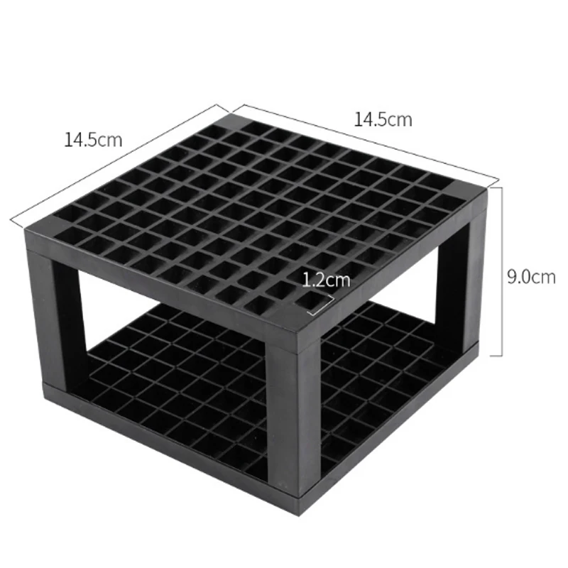 96 Holes Paint Brush Pen Holder Stand Brush Pencil Storage Rack Organizer Square Painting Supplies Drawing School Supplies (3)