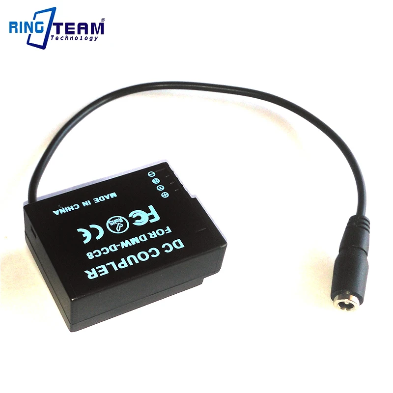 10-24V D-Tap Power Cable + BLC12 DMW-DCC8 DC coupler for Panasonic Lumix FZ1000 FZ300 G7 G6 G5 GH2 GH2K GH2S GX8 G80 G85 Cameras