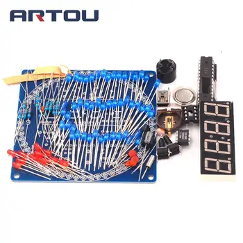 

Rotating DS1302 Digital LED Display Module Alarm Electronic Digital Clock LED Temperature Display DIY Kit Learning Board 5V