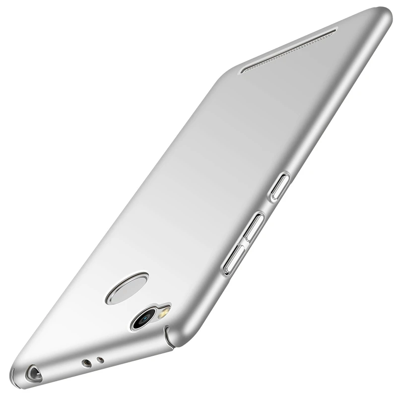 حالة ل Xiaomi Redmi 3 S 3Pro الصلب PC البلاستيك ماتي كامل غطاء الهاتف حالات ل Redmi 3 برو 3 S الملونة حريري الغطاء الخلفي Fundas
