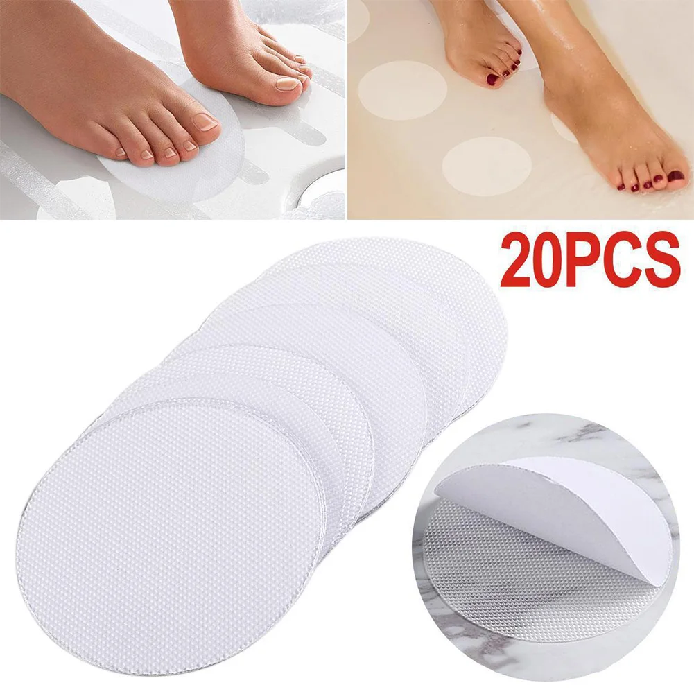 Bathtub Stickers Bathroom Accessories Durable Self-adhesive Home Supplies Transparent Safety Bath Shower Round Anti Slip PEVA Bathtub Stickers Bathroom Accessories Durable Self-adhesive Home Supplies Transparent Safety Bath Shower Round Anti Slip PEVA