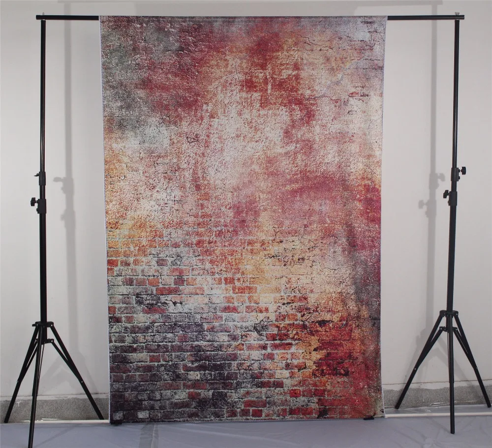 

Kate Colorful Brick Wall Backgrounds For Photo Studio 10ft Wedding Retro Background Photography Wall Wasahble Seamless Backdrop