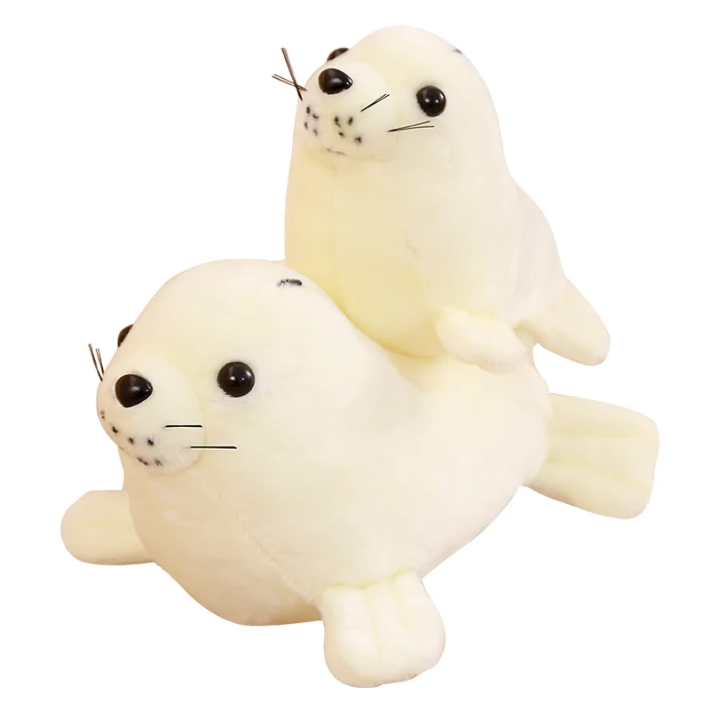 1 шт. 25/30 см Kawaii Sea World животные белый морской лев котики Плюшевая Кукла Новинка