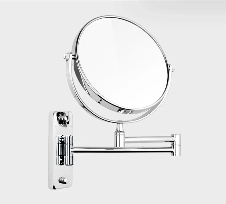 Зеркало для ванной комнаты двухстороннее настенное выдвижное зеркало для ванной комнаты туалетное складное зеркало LO611452