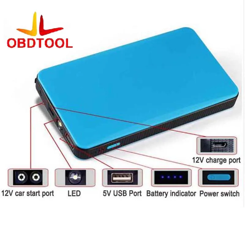 

Multi-Function 8000mAh 12V Emergency Jump Start Power Bank for Car Jump Starter Supplier Car Jump Start Laptop Starter