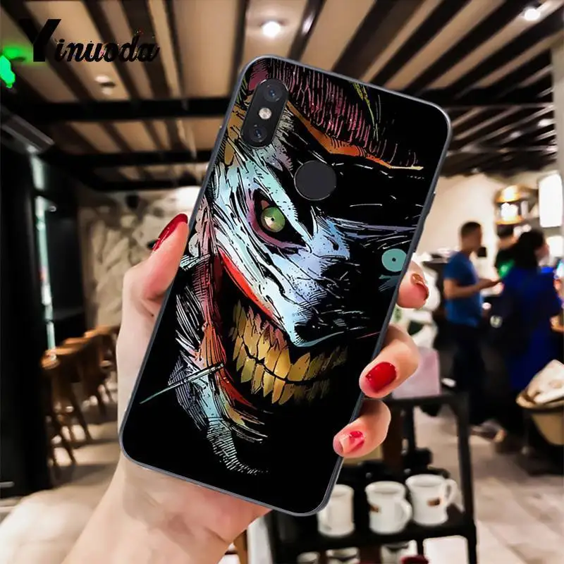 Yinuoda покер Джокер DIY окрашенный чехол для телефона Xiaomi Mi 6 Mix2 Mix2S Note3 8 8SE Redmi 5 5Plus Note4 4X