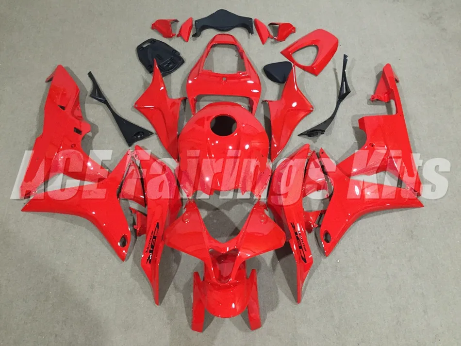 

New Injection mold motorcycle Full Fairing kit Fit For Honda CBR600RR F5 2007 2008 07 08 600RR 600 ABS fairings Custom red