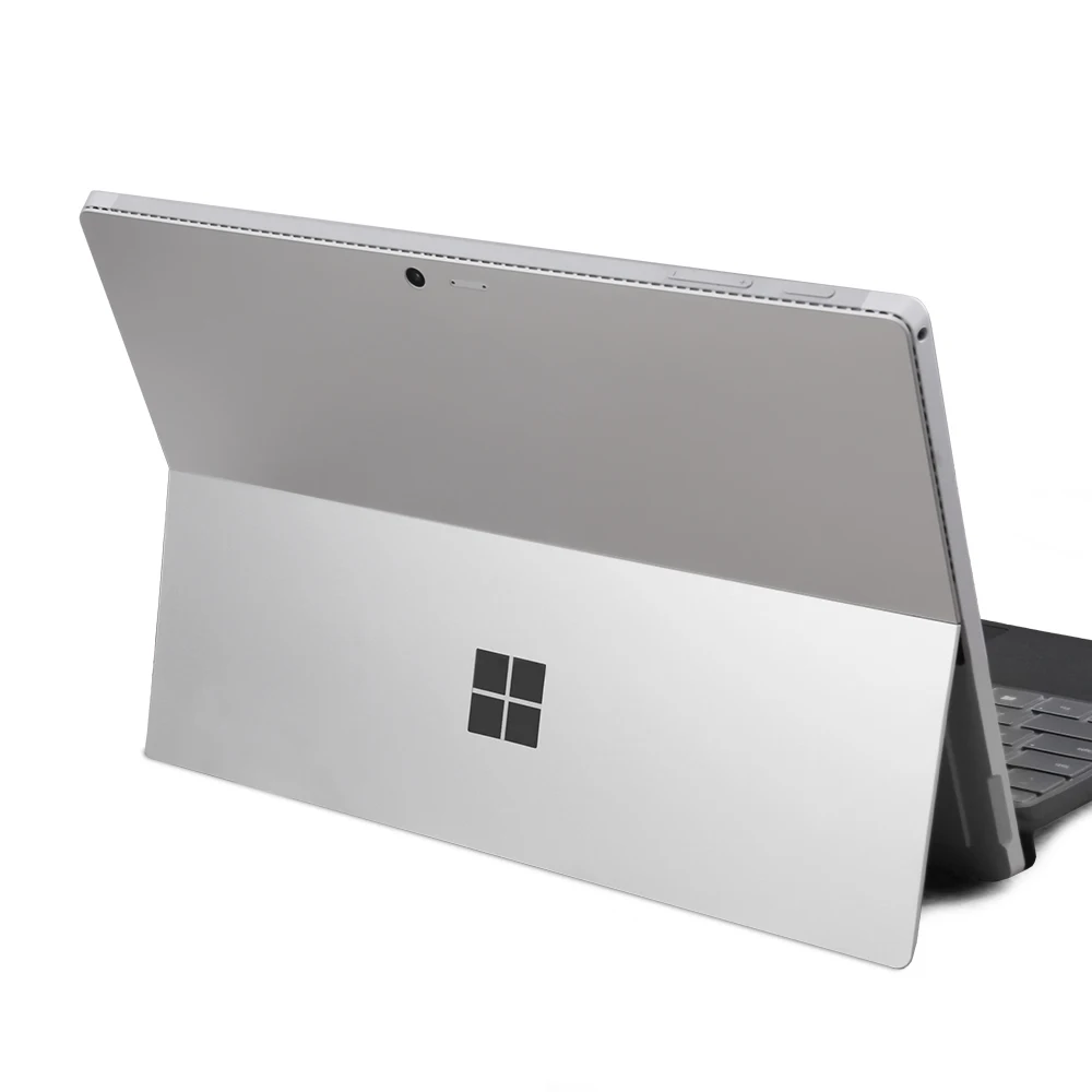 Для microsoft Surface Pro 4, чехол для ноутбука с защитой от царапин, серебристый, съемный, без пузырей, тонкая наклейка, наклейка для ноутбука