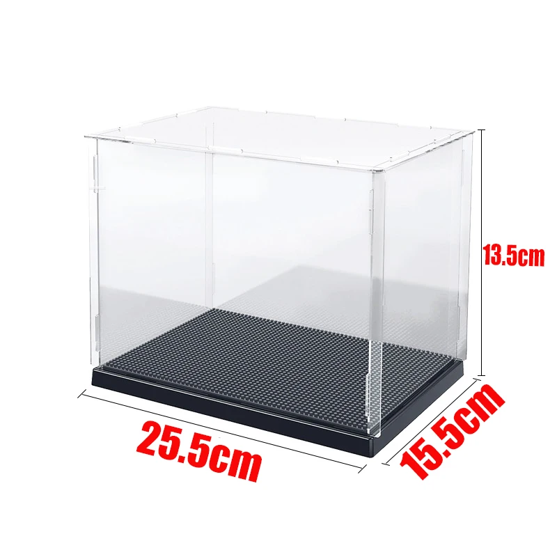 

sermoido Building Block Figures Transparent Display Box For collection Bricks DIY Toys Compatible legoings figure Christmas Gift