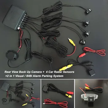 

Car Parking Radar Sensors + Car Rear View Camera = 2 in 1 Visual / BIBI Alarm Parking System For Toyota FJ Cruiser 2007~2011