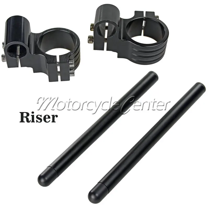 50 мм зажим для Honda CBR 1000RR 1000 RR CBR1000RR RVT1000R RC51 черный|cnc handlebar|50mm clip onsclip handlebars |