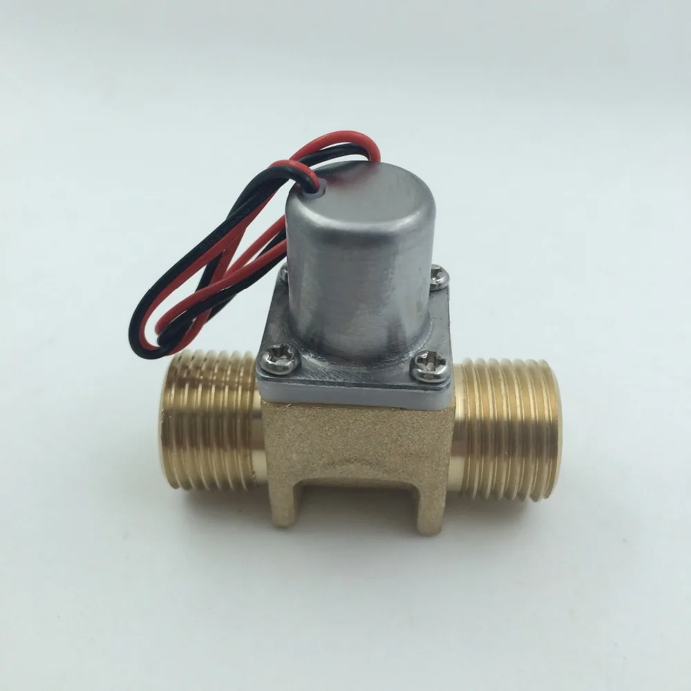 Умный Соленоидный клапан пилота импульсный низкой мощности DC3.6V 6.5V G1/2 датчик