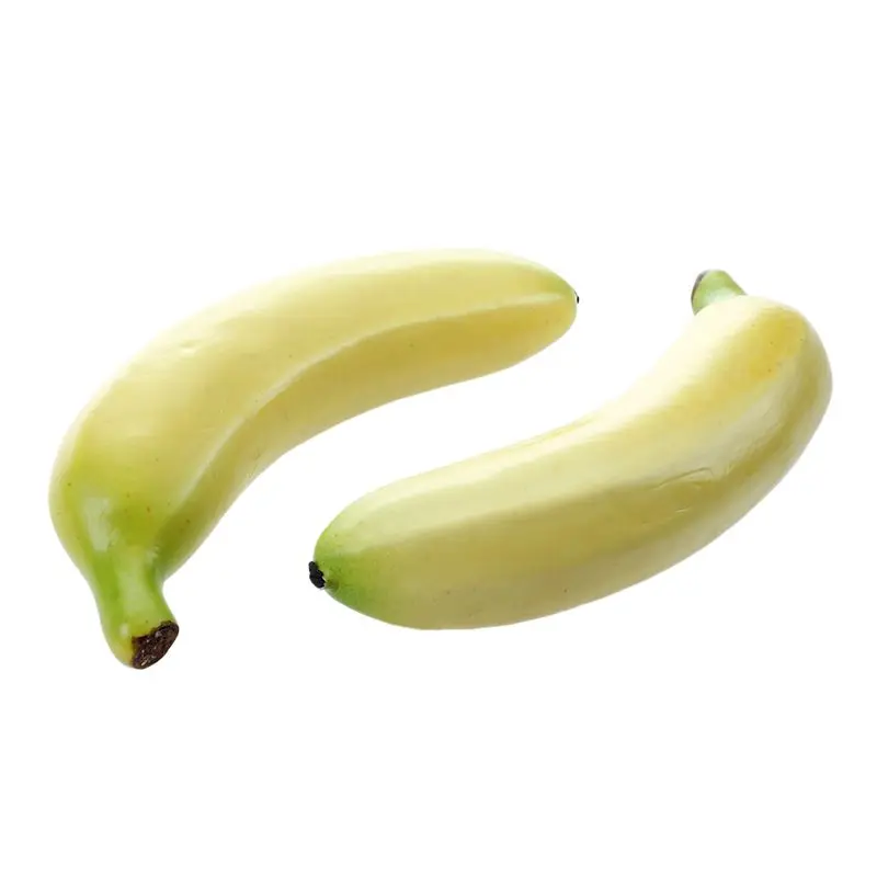 Two Large Artificial Bananas Decorative Fruit