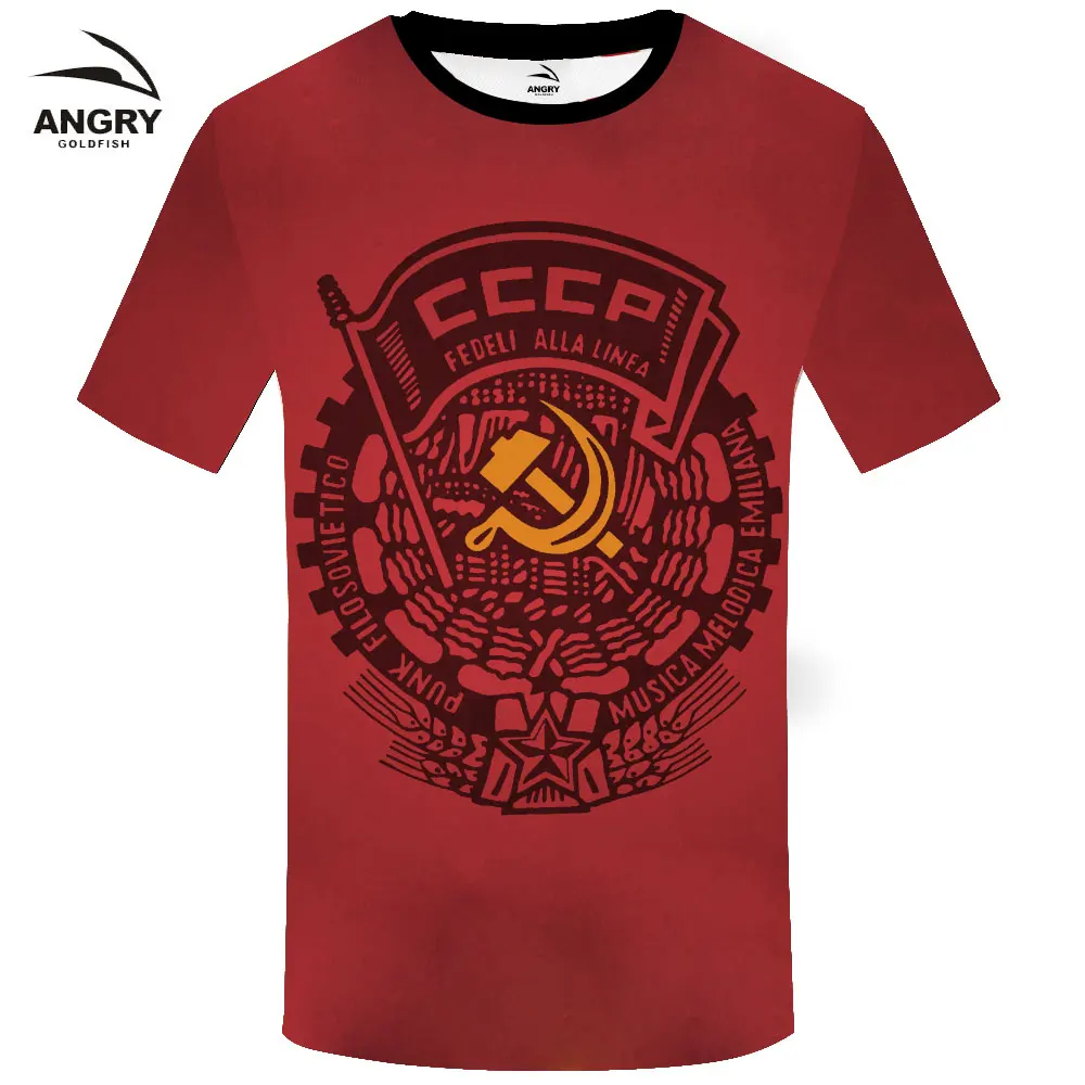 

Summer cccp t shirts short sleeves t-shirt men Fashion doodle Print ADI t shirt men tops tees casual tshirt men