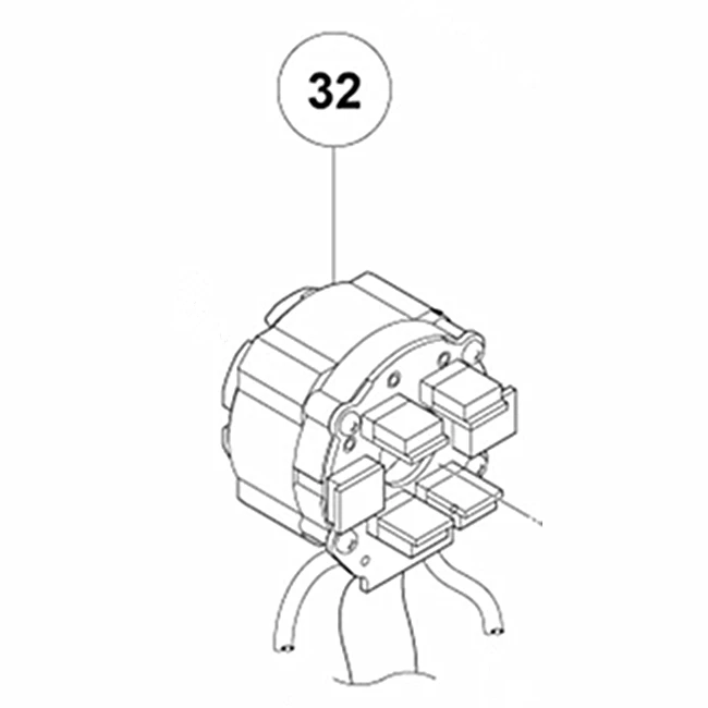 AC220V-230V проводки 335954 статора для Hitachi DV14DBEL DS14DBEL