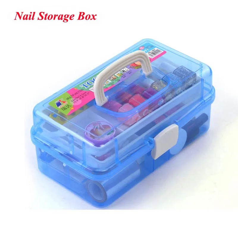 Professional Multi layer Nail Art Storage Kit for Nail Gel Manicure