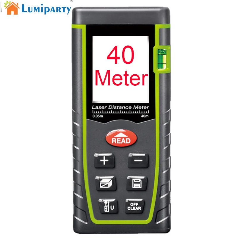 

Lumiparty 40M Laser Rangefinder Tape Measure Camping Hunting Rangefinder 60 80M 100M LASER Roulette Digital Laser Distance Meter