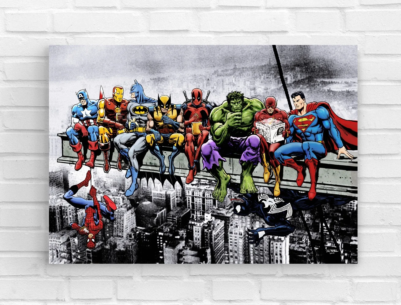 

Wall Art Canvas Picture Classic Landscape Oil Painting on Canvas Superheros Marvel DC Comics Canvas Print Living Room