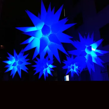 

Free shipment diameter 1.5m 2015 decoration inflatable star