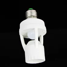 360 градусов PIR датчик индукционного движения ИК инфракрасный E27 розетка светодиодный свет Сенсор включение/выключение светильника адаптер