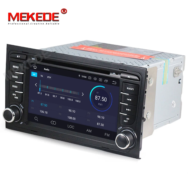 Cheap 2 Din Car Multimedia Player GPS Android 9.0 DVD Automotivo For Audi A4 S4 2002-2008 for audi A3 S3 RS3 Radio 2GB ROM 16GB DSP 3