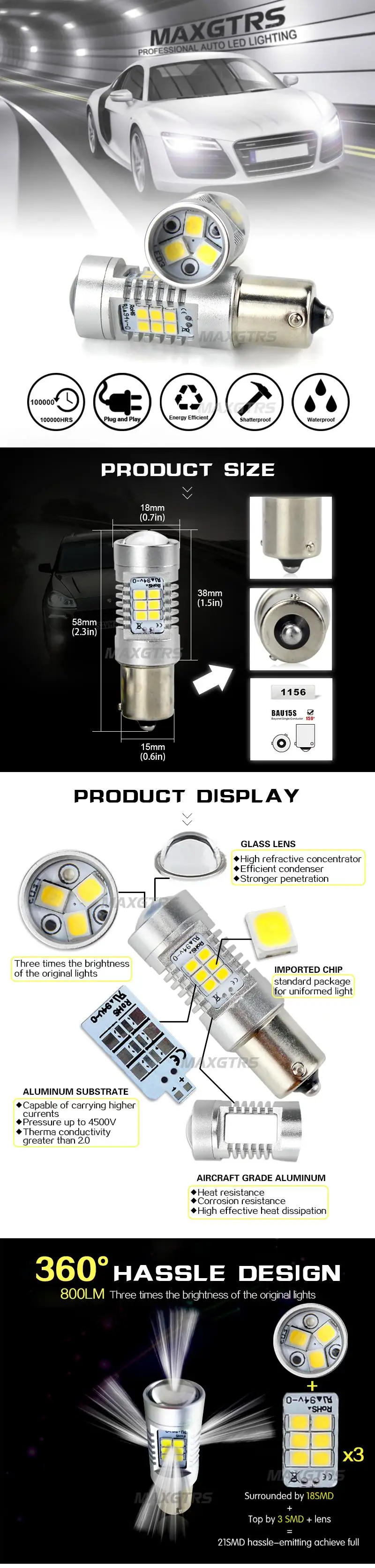 2x1156 BAU15S Янтарный Белый сигнальный светильник 21SMD 2835 Светодиодный стояночный светильник автомобильный Стайлинг тормозной светильник s задний фонарь DRL Автомобильная задняя лампа