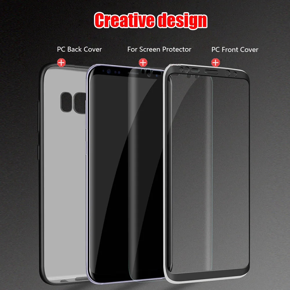 Luxury 360 Full Body Cover Case For Samsung Galaxy S8 S8 Plus Cases Ultra Thin Protection For S7 S7 Edge S6 S6 Edge Note 8 Case4