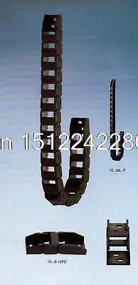

1000mm 10x20 mm Cable Drag Chain Radius 28mm Wire Carrier End Connectors Include