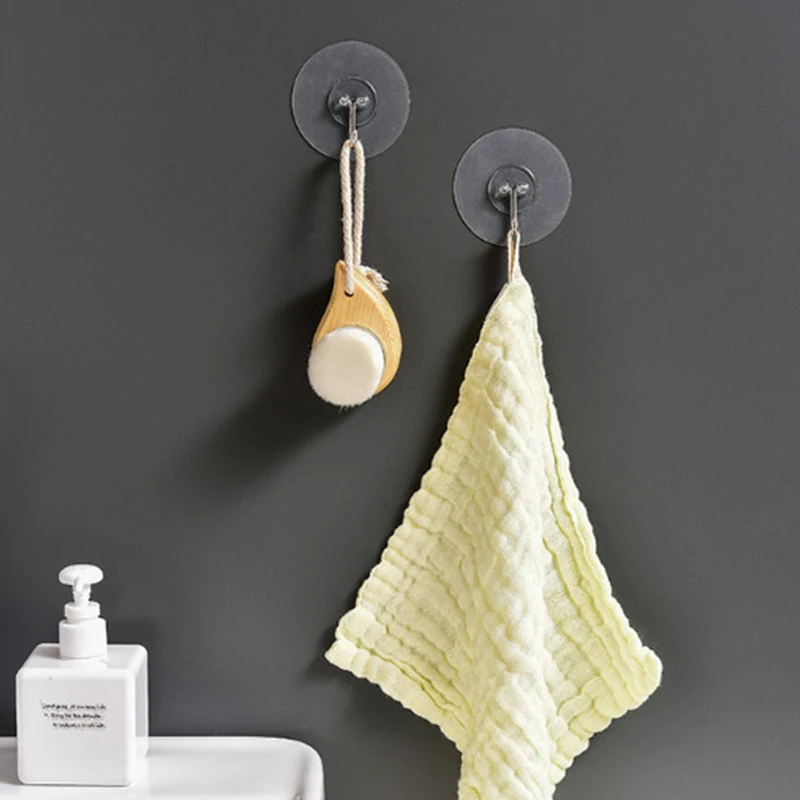 

10Pcs Self Adhesive Metal Bathroom Kitchen Hooks for Hanging Adhesive Hooks Stick Wall Hanging Clothes Towel Holder Wall Hanger