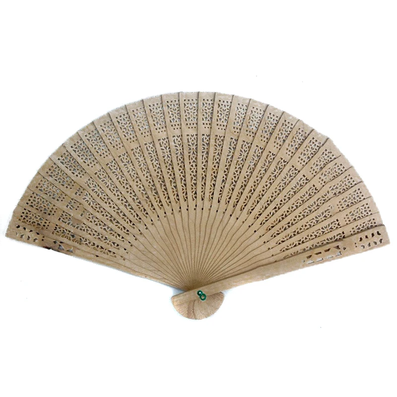 

10pcs Antique Chinese Style Sandalwood Hand Fans High Qulaity Fragrant Wooden Folding Hand Fan Home Decorative Artificial Craft